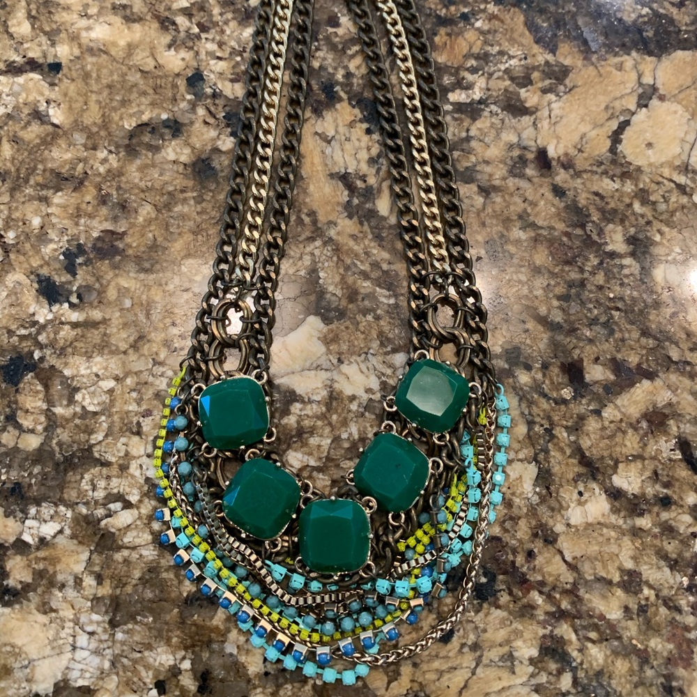 Beaded Statement Necklace
